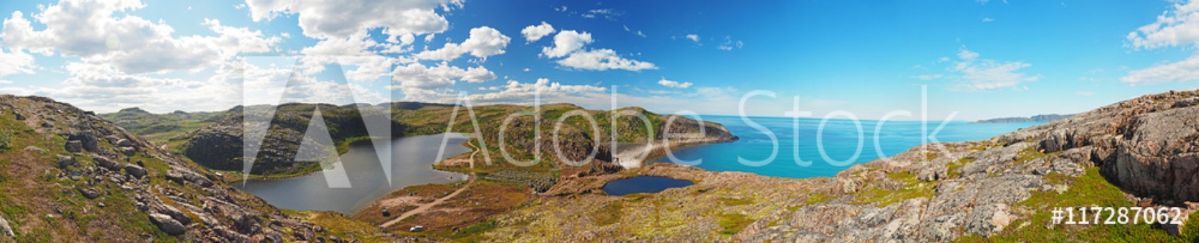 Bild på Tundra in the north of Russia Panorama